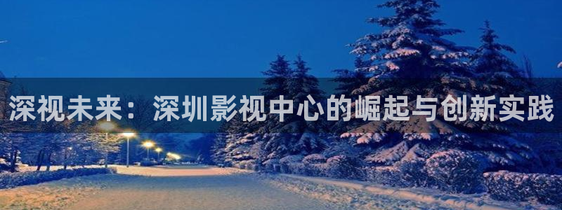 另一种灿烂生活免费观看策驰影院：深视未来：深圳影视中心的崛起与创新实践