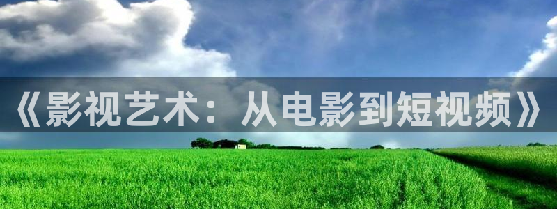 追球电视剧免费观看策驰影院：《影视艺术：从电影到短视频》